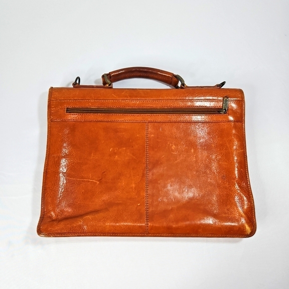 Condotti 100% Leather Handmade Briefcase - Picture 5 of 10